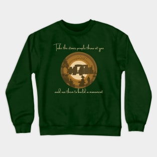 Stonehedge Silhouette Illustration Crewneck Sweatshirt